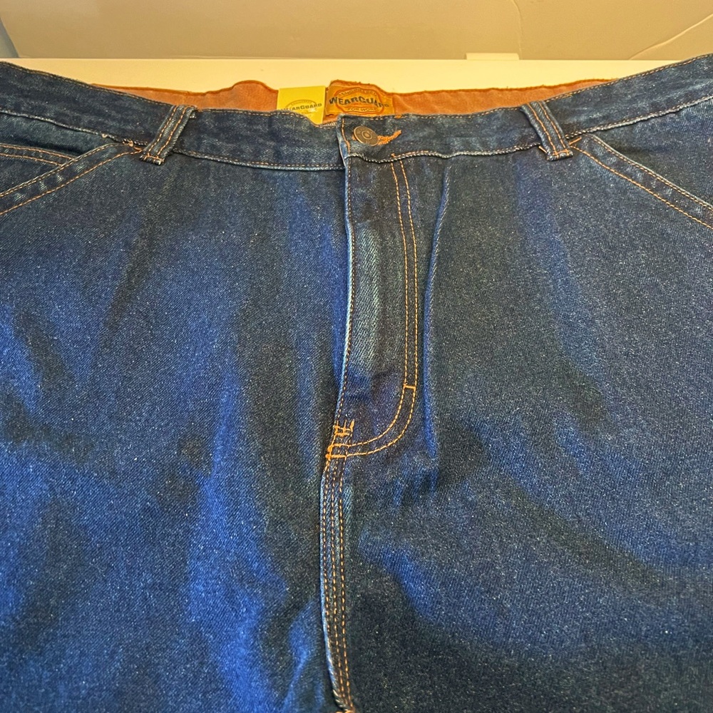 Wearguard Work Jeans Heavy Triple Stitch Side Pockets and Loops 42x30